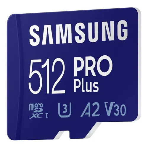 Tarjeta De Memoria Samsung Pro Plus Adaptador 512gb 180mb/s