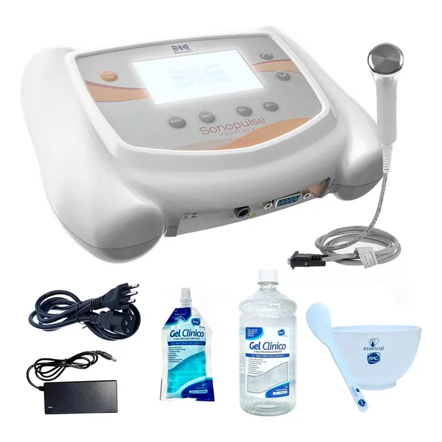 Sonopulse Portátil Terapia De Ultrassom 1 E 3 Mhz Ibramed