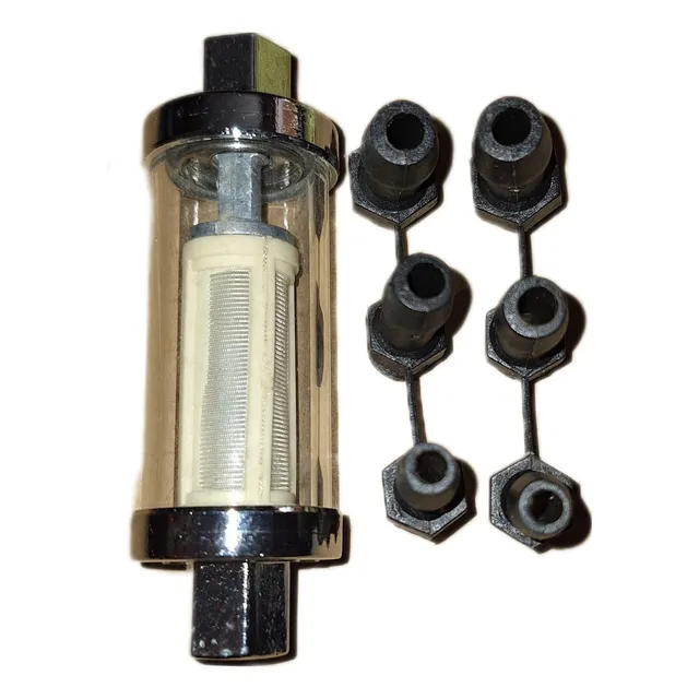 Filtro Gasolina Universal De Vidrio Lavable 3 Medidas