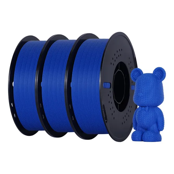 3kg/lote Kingroon Pla Filamento Para Impresora 3d 1.75mm Color Azul