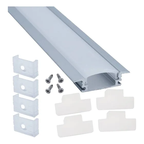 Perfil De Aluminio Para Empotrar , Overland, 2m 15mmx7mm