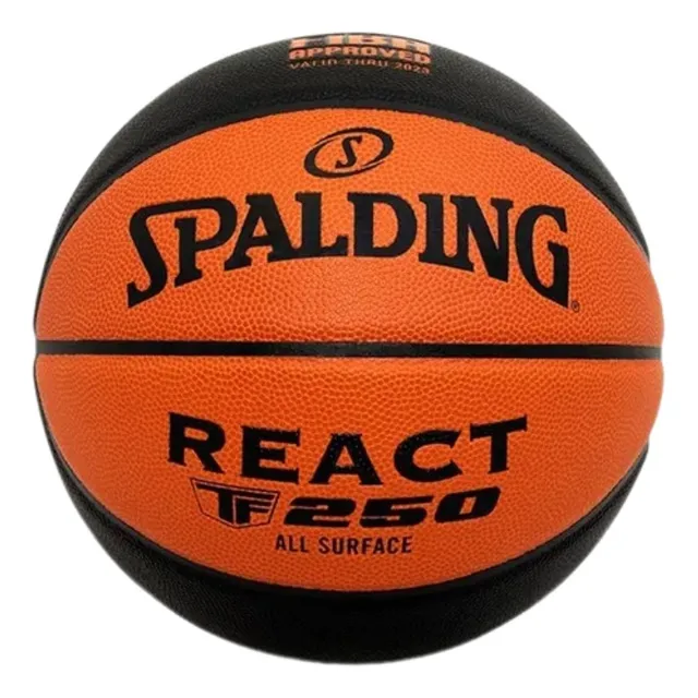 Balón Basket N7 Semi Cuero Spalding Reactor