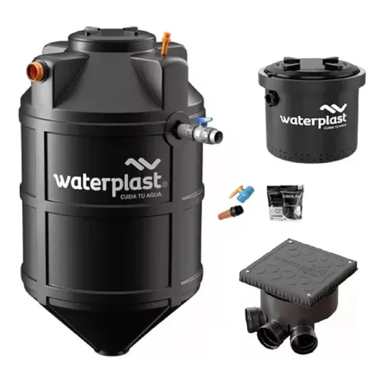 Biodigestor Waterplast Auto 1100 + Cámara Lodos + Inspeccion