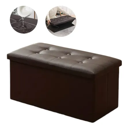 Banqueta Baul Sillon Pie De Cama Silla Organizador Plegable