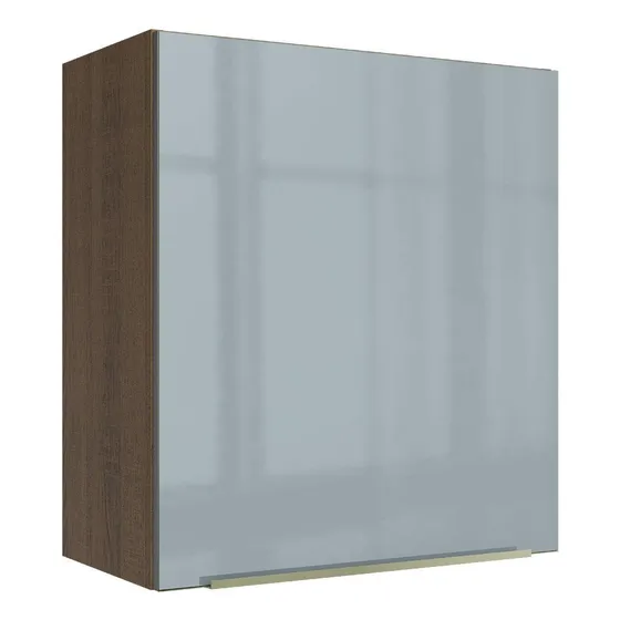 Alacena Gabinete Superior Cocina Madesa Lux 60cm Mg Color Rústico/Gris