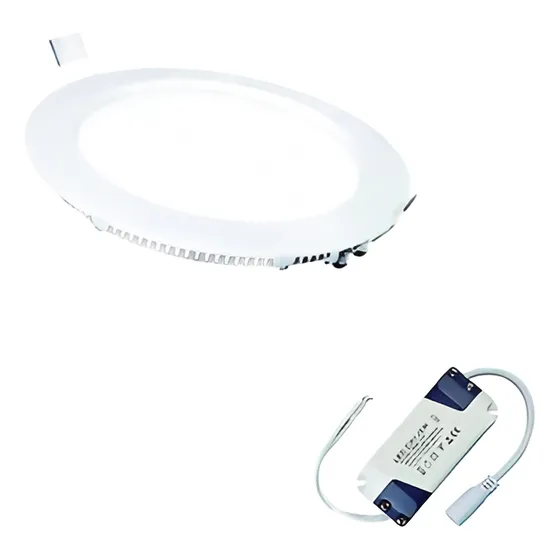 Lampara Panel Led Plus 6w Redondo 12 Cm Empotrar Mb-008-6w