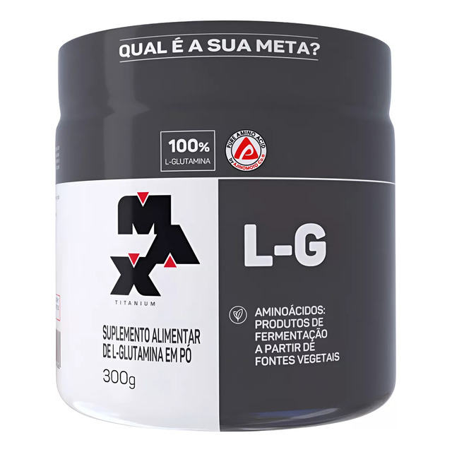 Suplemento Academia Max Titanium Glutamina L - G - Pote - 300g Suplemento Academia Max Titanium Glutamina L - G - Pote - 300g