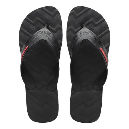 Chinelo Havaianas Masculino Track Waves Lançamento Preto