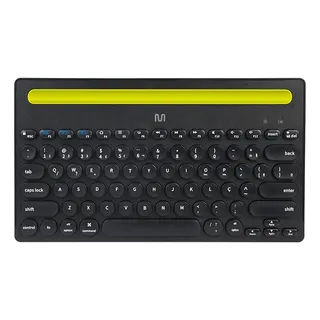 Teclado Sem Fio Slot Com Conexao Bluetooth Preto Multilaser Teclado Sem Fio Slot Com Conexao Bluetooth Preto Multilaser