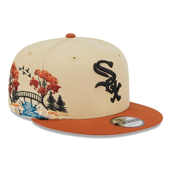 Gorra 9fifty Mlb Chicago White Sox Fall Landscape Beige