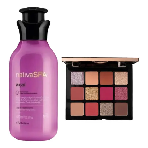 Combo Crema Acai + Sombras Rose - g a $1146