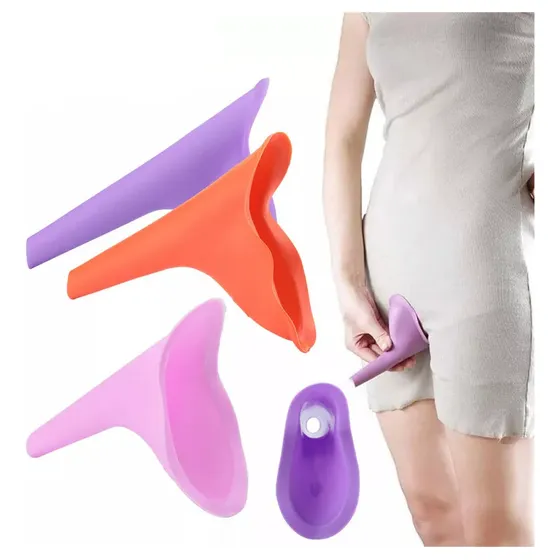 Kit 6 Urinario Orinal Mujer Hacer Pipí Parada Portátil Color