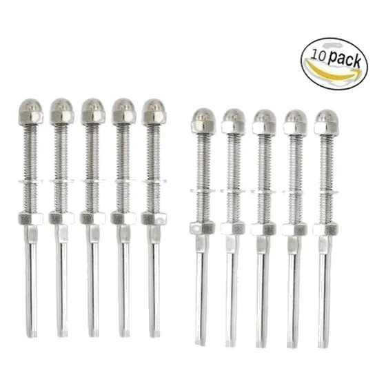 Estampa 10p Rosca A Tensor De 1/8  Cable Pasamano Sistemas T
