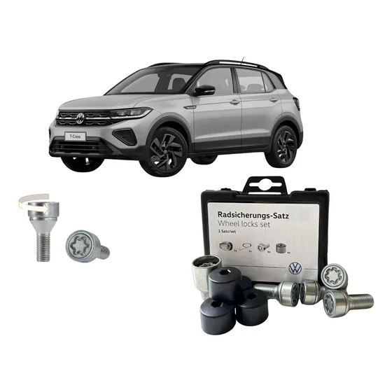 Pernos De Seguridad Llantas Rines Volkswagen Original 