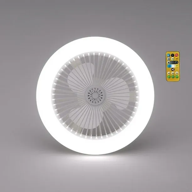 Ventilador Con Luz Led, Incluye Control