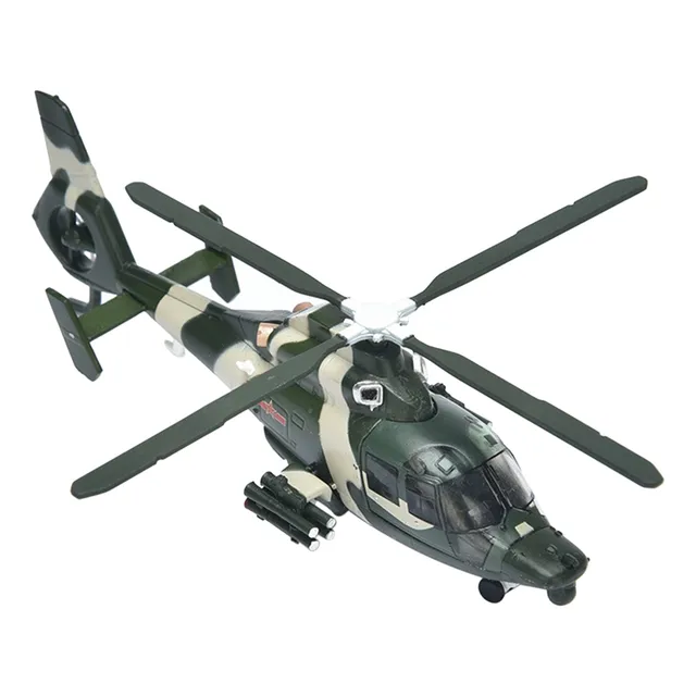Modelo De Avión Wz-9 De Helicóptero Armado Chino A Escala 1/