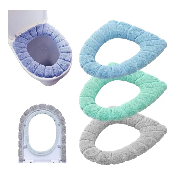 Guojanfon Fundas Para Asiento De Inodoro De Tela Lavable Y Y