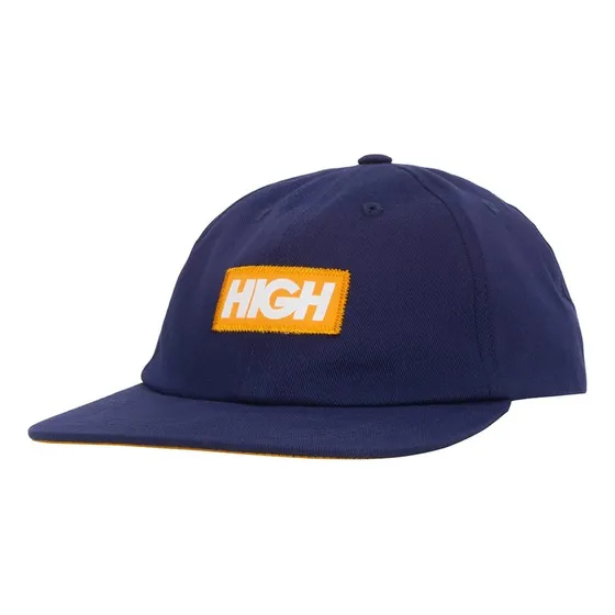 Boné High Company 6 Panel Logo Navy/orange