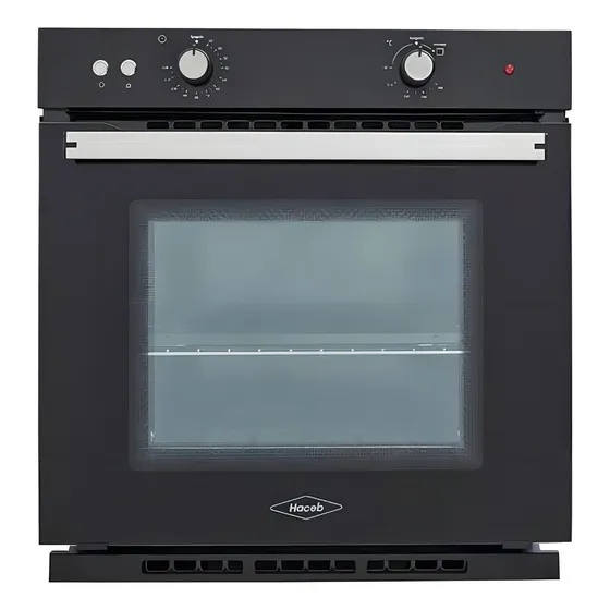 Horno empotrable a gas con grill eléctrico (GN) Haceb Tofu HX TOFU 60 67L negro 120V