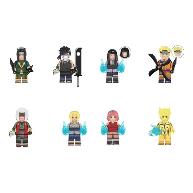 Bloques De Construcción Naruto Shippuden 8 Unidades