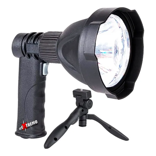 Foco Faro Tipo Mulita 10 Watts Recargable C/ Tripode Potente