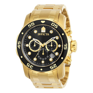 Cronógrafo Masculino Invicta 0072 Pro Diver Collection 18k G Cronógrafo Masculino Invicta 0072 Pro Diver Collection 18k G