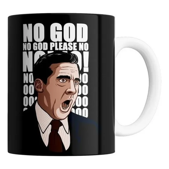 Taza De Ceramica The Office No God Please No