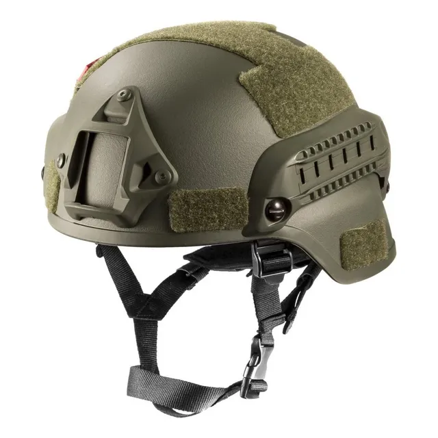 Casco Táctico Militar Abs Riel Airsoft Ajustable Paintball