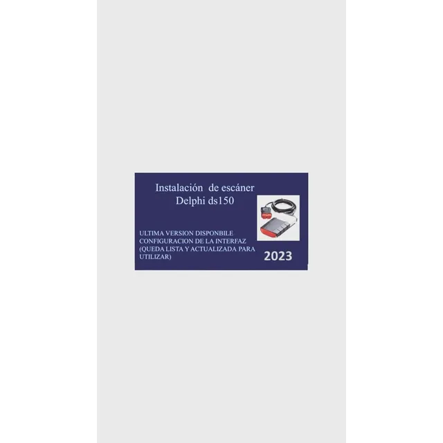 Soft Interfaz Delphi Ds150/cpd Autos/camiones 2021 (2023)