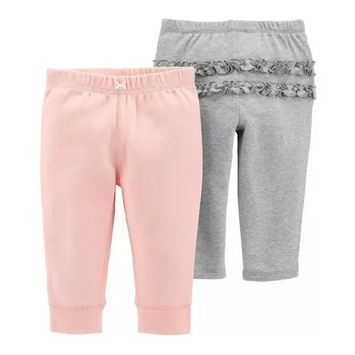 Pack De 2 Pantalones Para Bebés Niña Sin Cordones Carter's