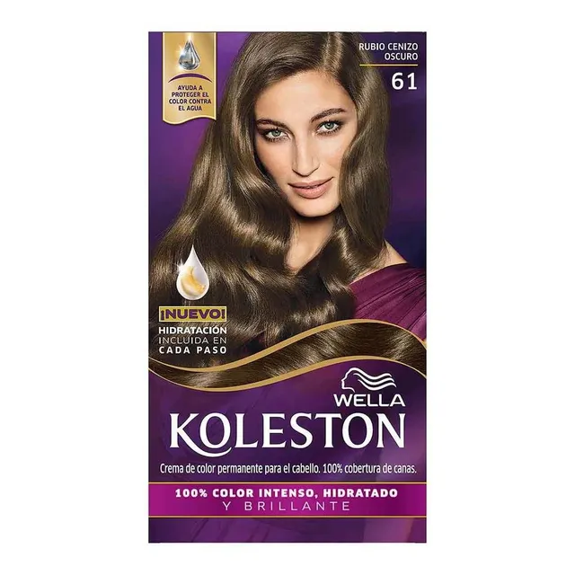 Tinte de Cabello Koleston 61 Rubio Cenizo Oscuro