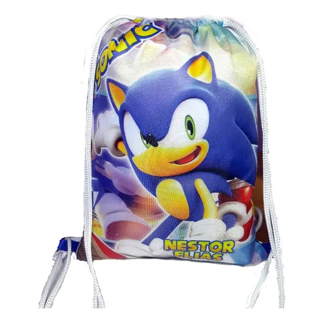 Tula Bolsa Cotillón Fiesta - Sonic X 6 Unidades