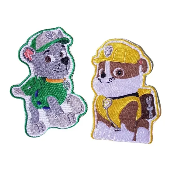 Paw Patrol Rocky - Ruble - Parche Bordado -