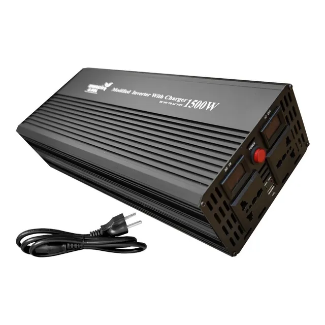 Inversor De Corriente 1500w 24vdc A 110vac Con Cargador Ups
