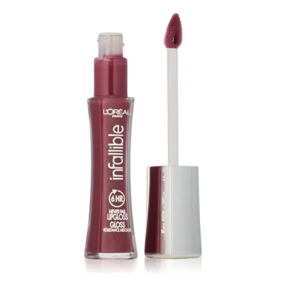 Brillo Labial L'oréal Paris Infallible 515 Color Bordó Brillante