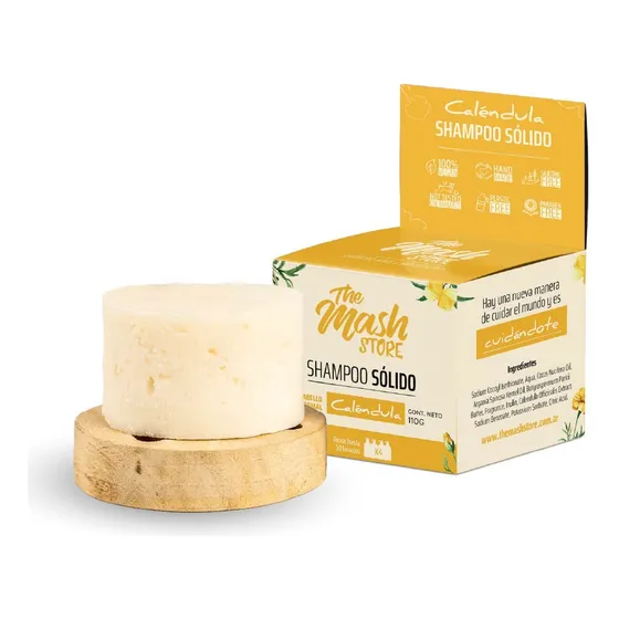 Shampoo Solido Natural Vegano 110gr - Inscripto En Anmat