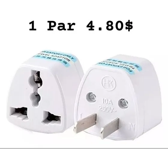 Adaptador De Corriente Enchufe Europeo A Americano 110/220 V