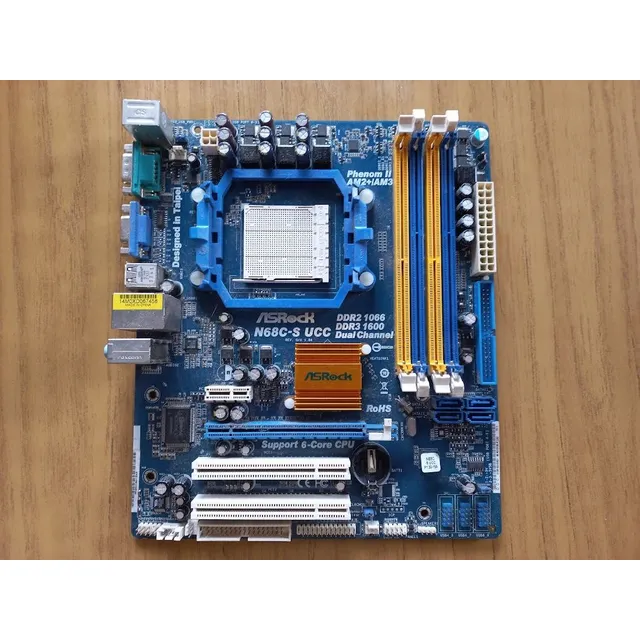 Motherboard Asrock N68c-s Ucc A Reparar O Repuestos Tecnicos