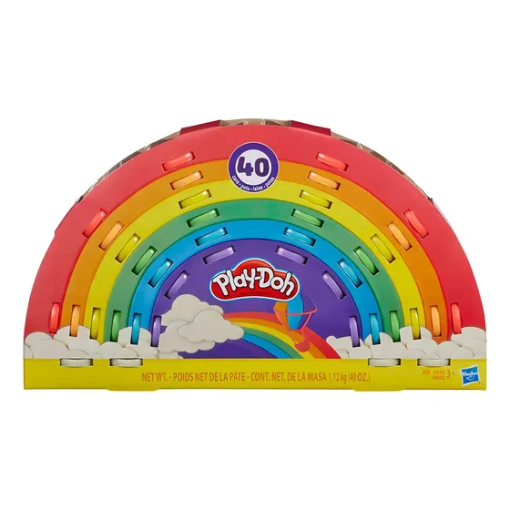 Play Doh Set De Masas Arcoiris 40 Potes Color Multicolor