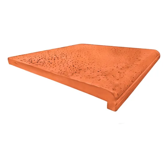 Baldosa De Concreto Borde L Terracota (piscina) 50 X 50