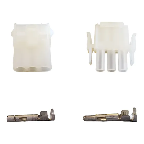 Conector Hylok 3 Vias Fêmea E Macho + Terminais - 10 Kits