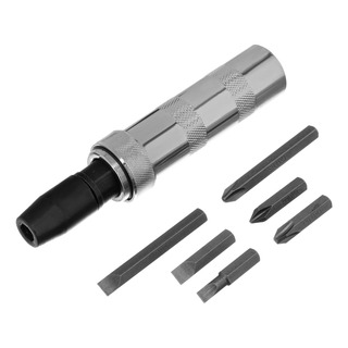 Kit Chave De Impacto C/ 6 Bits Aperta Solta Parafuso Fácil Kit Chave De Impacto C/ 6 Bits Aperta Solta Parafuso Fácil
