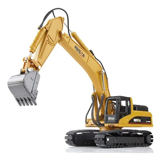 Retroexcavadora Caterpillar Maquinaria Construcción Amarilla