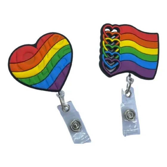 Porta Crachá Retrátil Personalizado / Lgbt Lgbtqia+