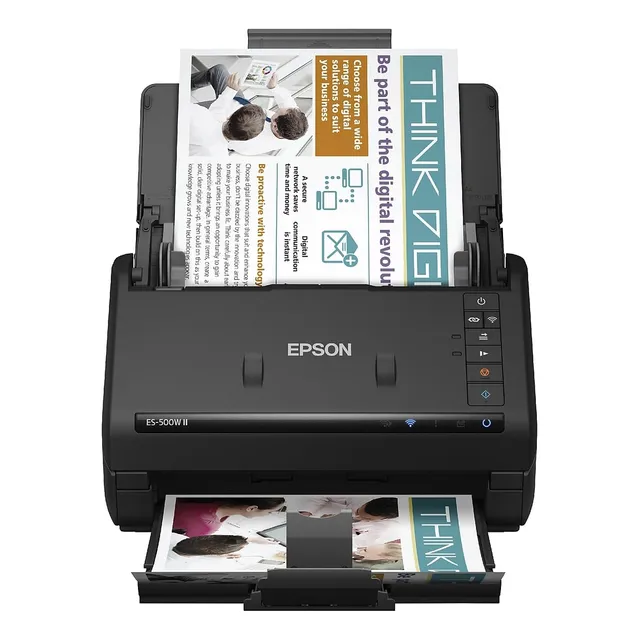 Escáner De Documentos Epson Workforce Es-500w Ii Inalámbrico