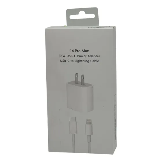 Cargador Apple iPhone 14 Pro Max / 35w Tipo C A Lightning