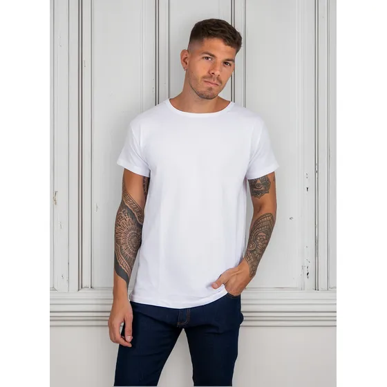 Packs X4 Remeras Manga Corta 100% Algodon De Hombre