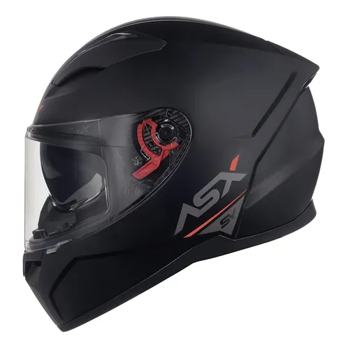 Capacete de motocicleta Axxis Panther Solid A1, preto fosco, com