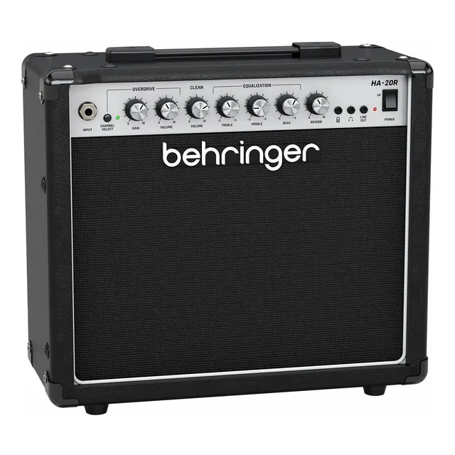 Amplificador Behringer HA-20R Transistor para guitarra de 20W color negro 127V