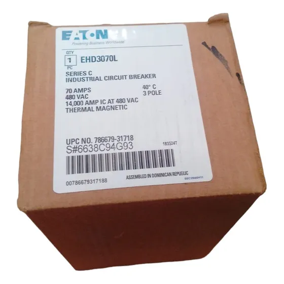  Eaton Ehd3070l Interruptor Termomagnetico 70amp 480vac 